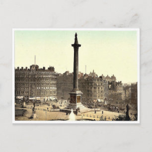 Carte Postale Trafalgar Square, depuis la National Gallery, Lond