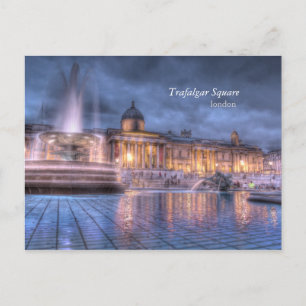 Carte Postale Trafalgar Square in London Postcard