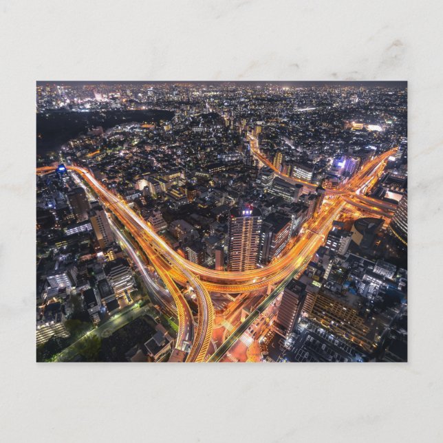Carte Postale Trafic de Tokyo (Devant)