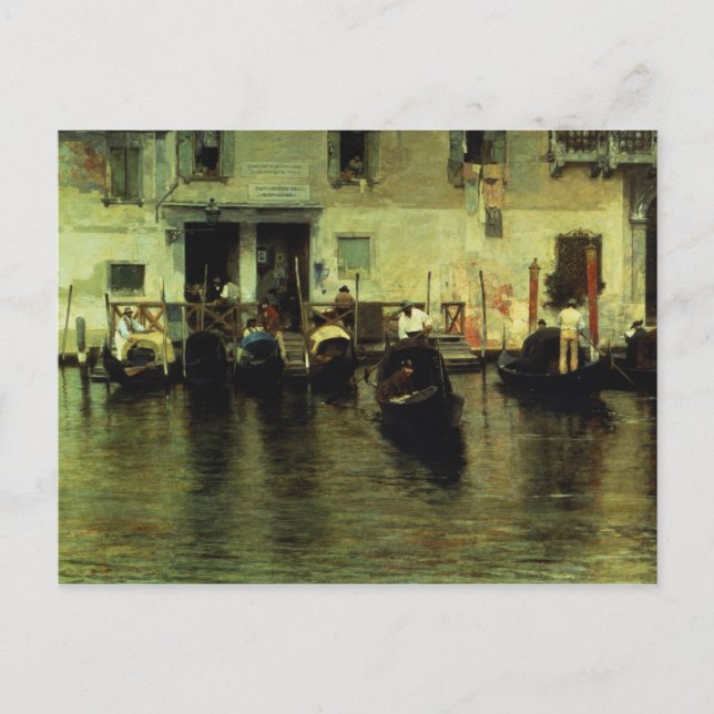 Carte Postale Traghetto della Maddalena, 1887 (Devant)