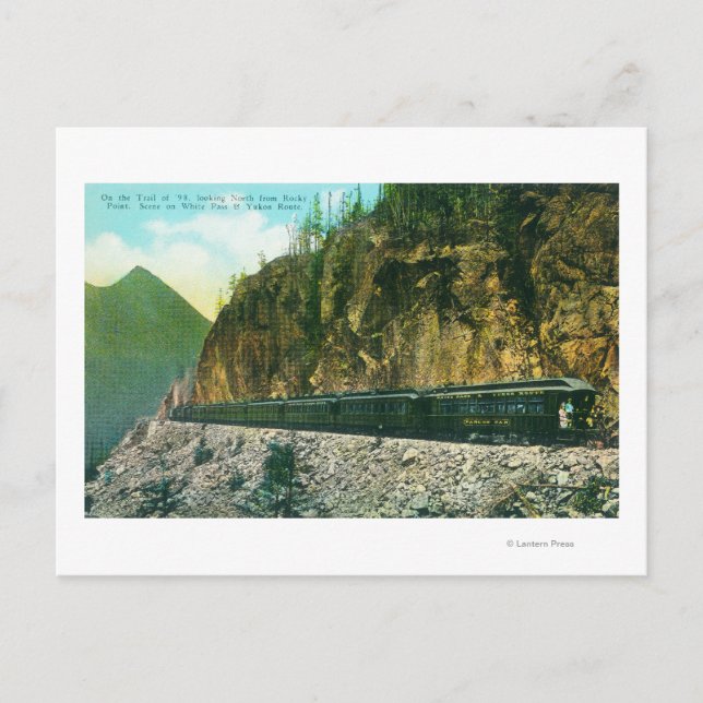 Carte Postale Trail au nord de Rocky Point, White Pass & Yukon (Devant)