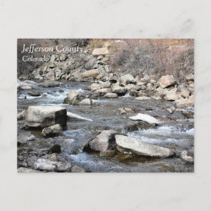 Carte Postale Trail dans le comté de Jefferson, Colorado