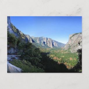 Carte Postale Trail de Four Mile inférieur - Vallée de Yosemite