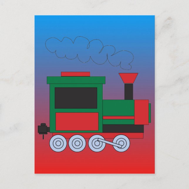 Carte Postale Train (Devant)