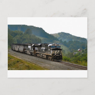Carte Postale Train à charbon