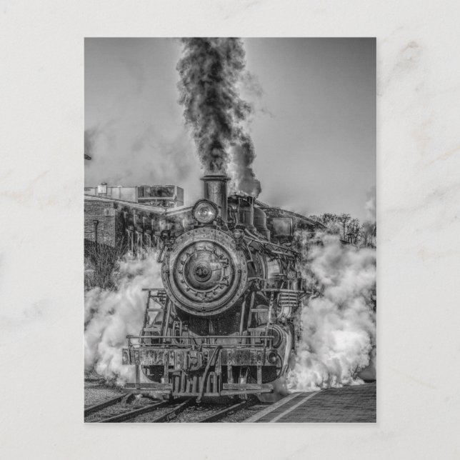 Carte Postale Train à vapeur (Devant)