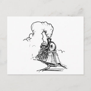 Carte Postale Train à vapeur