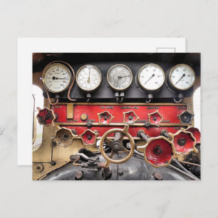 CARTE POSTALE TRAIN À VAPEUR