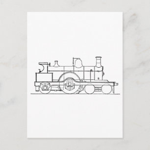Carte Postale Train à vapeur