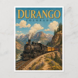 Carte Postale Train à vapeur de Durango Colorado GeoSaga