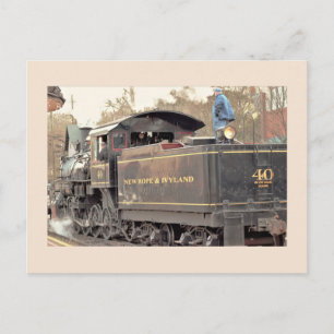Carte Postale Train à vapeur de New Hope Ivyland