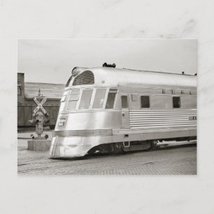 Carte Postale Train aérodynamique Zephyr, 1939