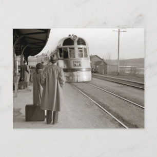 Carte Postale Train Burlington Zephyr, 1940