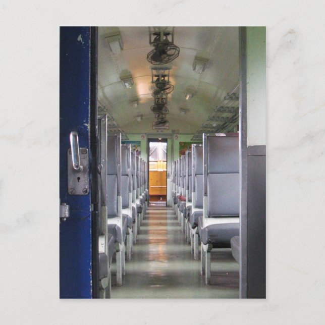 Carte Postale Train Carriage Thaïlande ... Asie du Sud-Est (Devant)