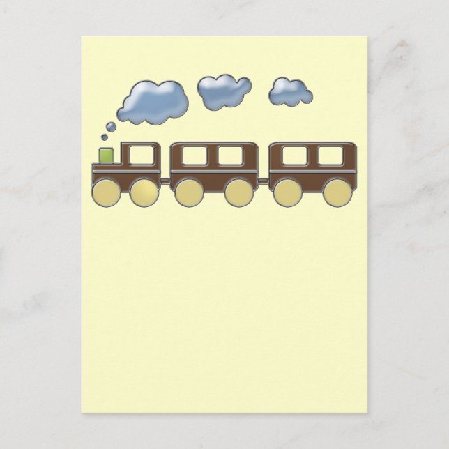 Carte Postale Train Choo Choo (Devant)