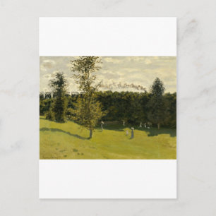 Carte Postale Train dans la campagne (1870)