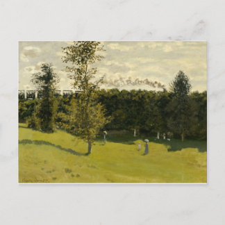 Carte Postale Train dans la campagne (1870)