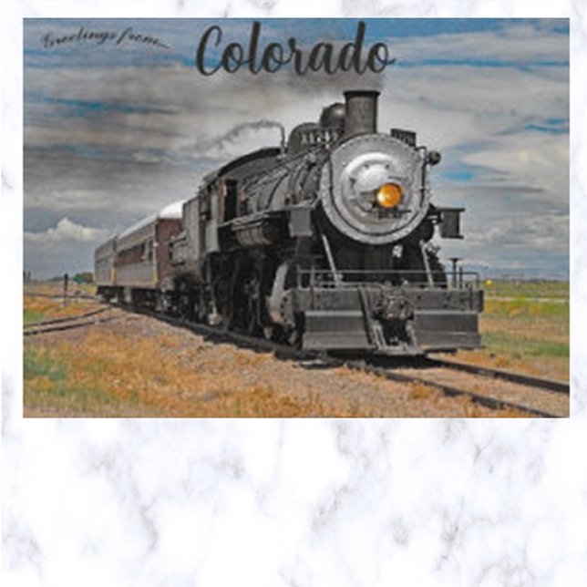 Carte Postale Train dans le Colorado (Créateur téléchargé)