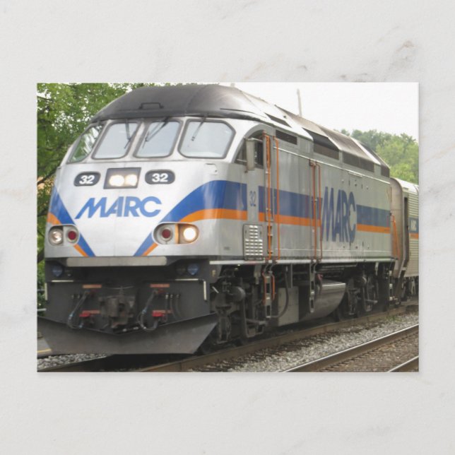 Carte Postale Train de banlieue (Devant)