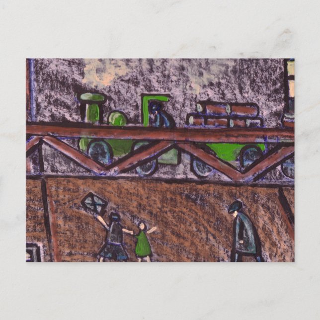 CARTE POSTALE TRAIN DE BREWERY (Devant)