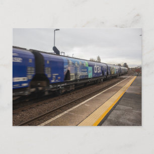 Carte Postale Train de fret Drax passant par la gare de Whitley