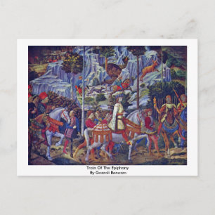 Carte Postale Train De L'Épiphanie Par Gozzoli Benozzo