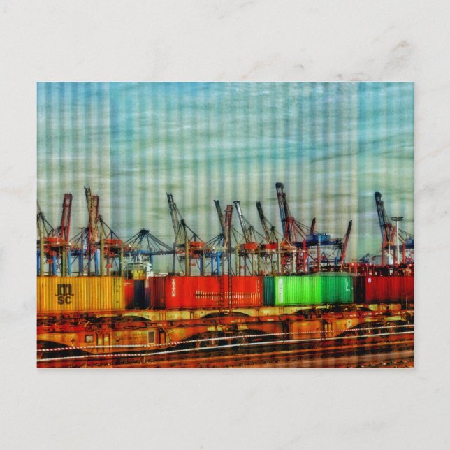 Carte Postale Train de marchandises - ready for transport (Devant)