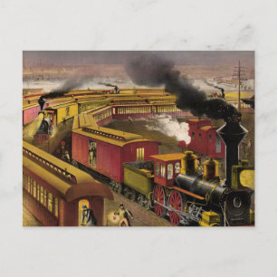 Carte Postale Train de nuit TEE