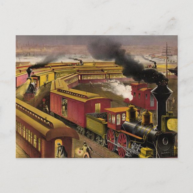 Carte Postale Train de nuit TEE (Devant)