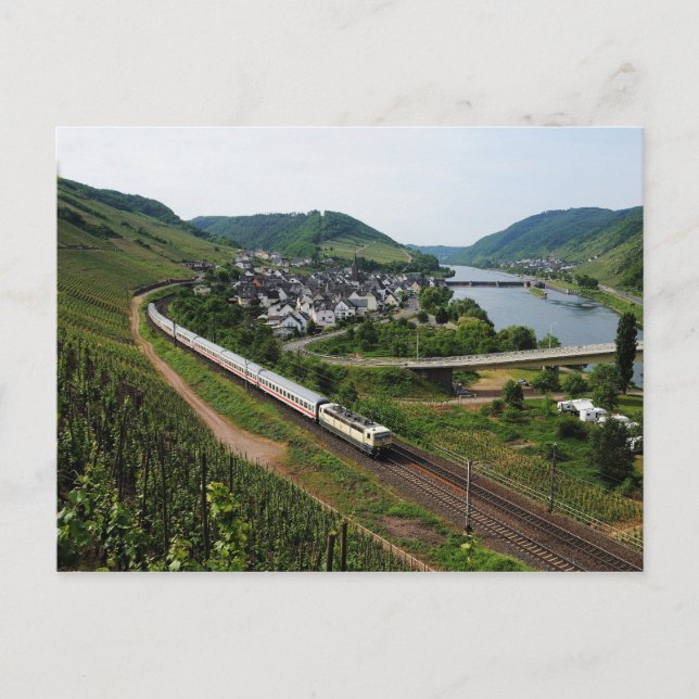 Carte Postale Train de voyageurs au Neef (Devant)