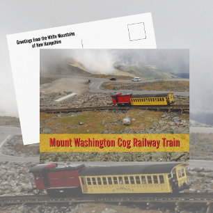 Carte Postale Train du Chemin de Fer à crémaillère du Mont Washi