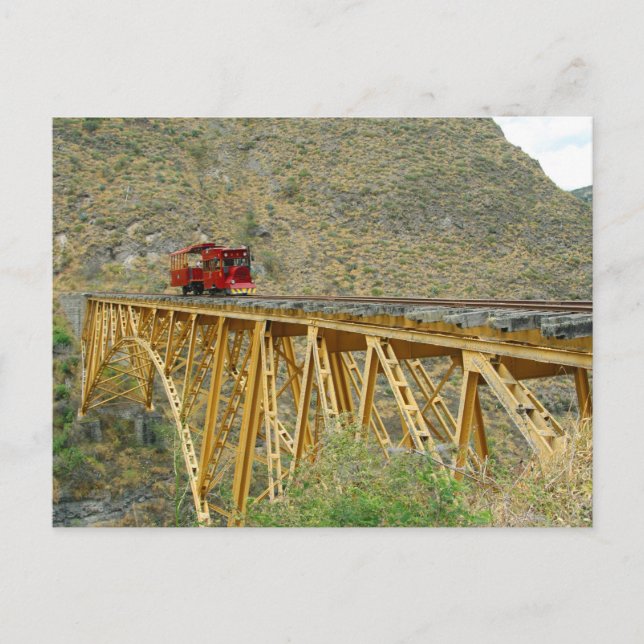 Carte Postale Train Équateur (Devant)