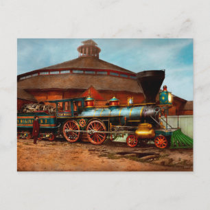 Carte Postale Train - Guerre civile - Général Haupt 1863