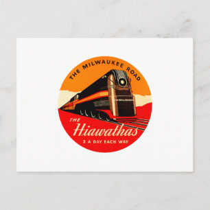 Carte Postale Train Hiawathas