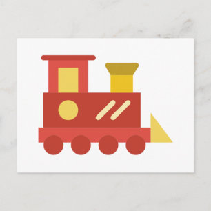 Carte Postale train jouet