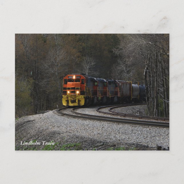 Carte Postale Train Lindholm (Devant)