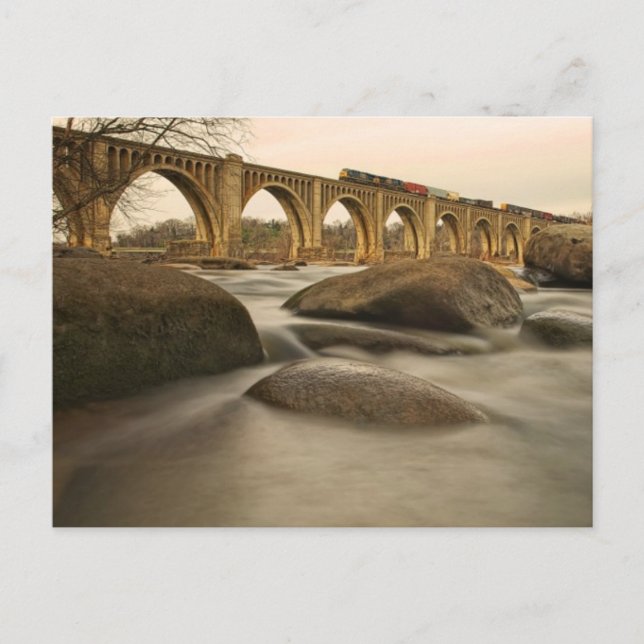 Carte Postale Train over James (Devant)