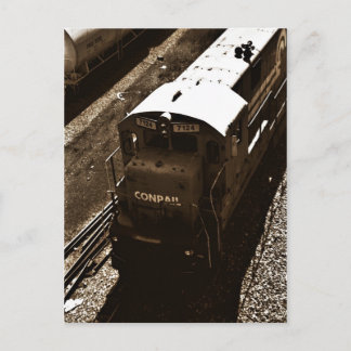 Carte Postale Train Postcard