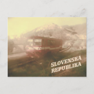 Carte Postale Train Retro