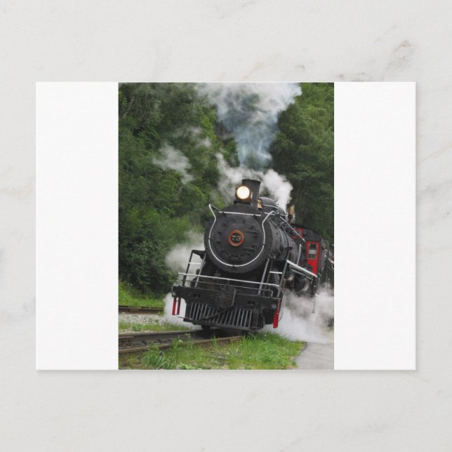 Carte Postale train vapeur rail train rail rail rail rail rail r (Devant)