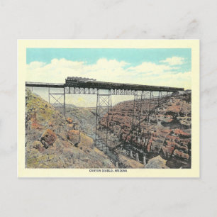 Carte Postale Train vintage Arizona
