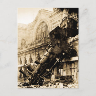 Carte Postale Train Wreck à Montparnasse, 22 octobre 1895