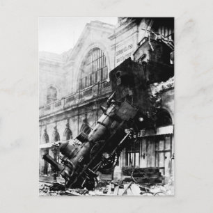 Carte Postale Train Wreck à Montparnasse, 22 octobre 1895