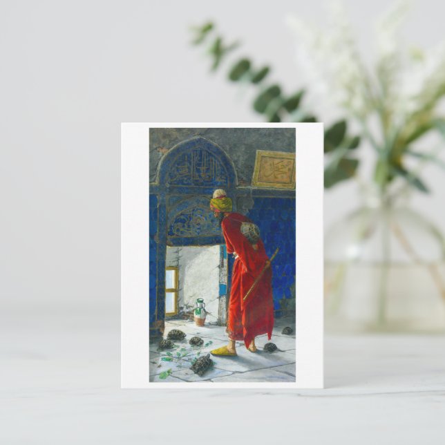 Carte Postale Trainer Tortoise 2 | Osman Hamdi Bey | (Debout devant)
