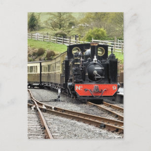 CARTE POSTALE TRAINS À VAPEUR