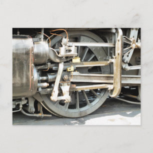 CARTE POSTALE TRAINS À VAPEUR