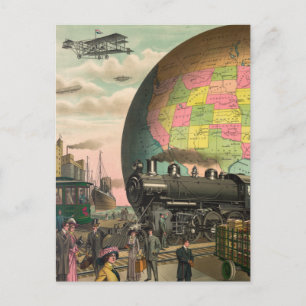 Carte Postale Trains, plans et tout le reste