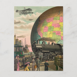Carte Postale Trains, plans et tout le reste