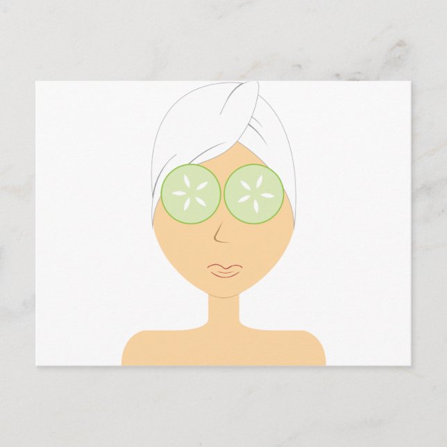 Carte Postale Traitement par concombre (Devant)