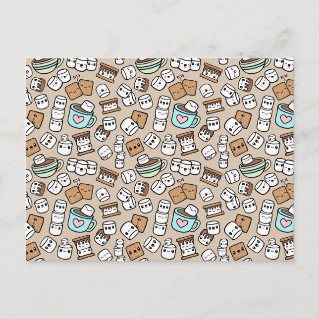 Carte Postale Traitements de marshmallow (Devant)